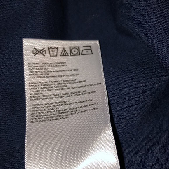 Quicksilver Navy Embroidered Mini Gathered Skirt Size Large - Picture 5 of 5